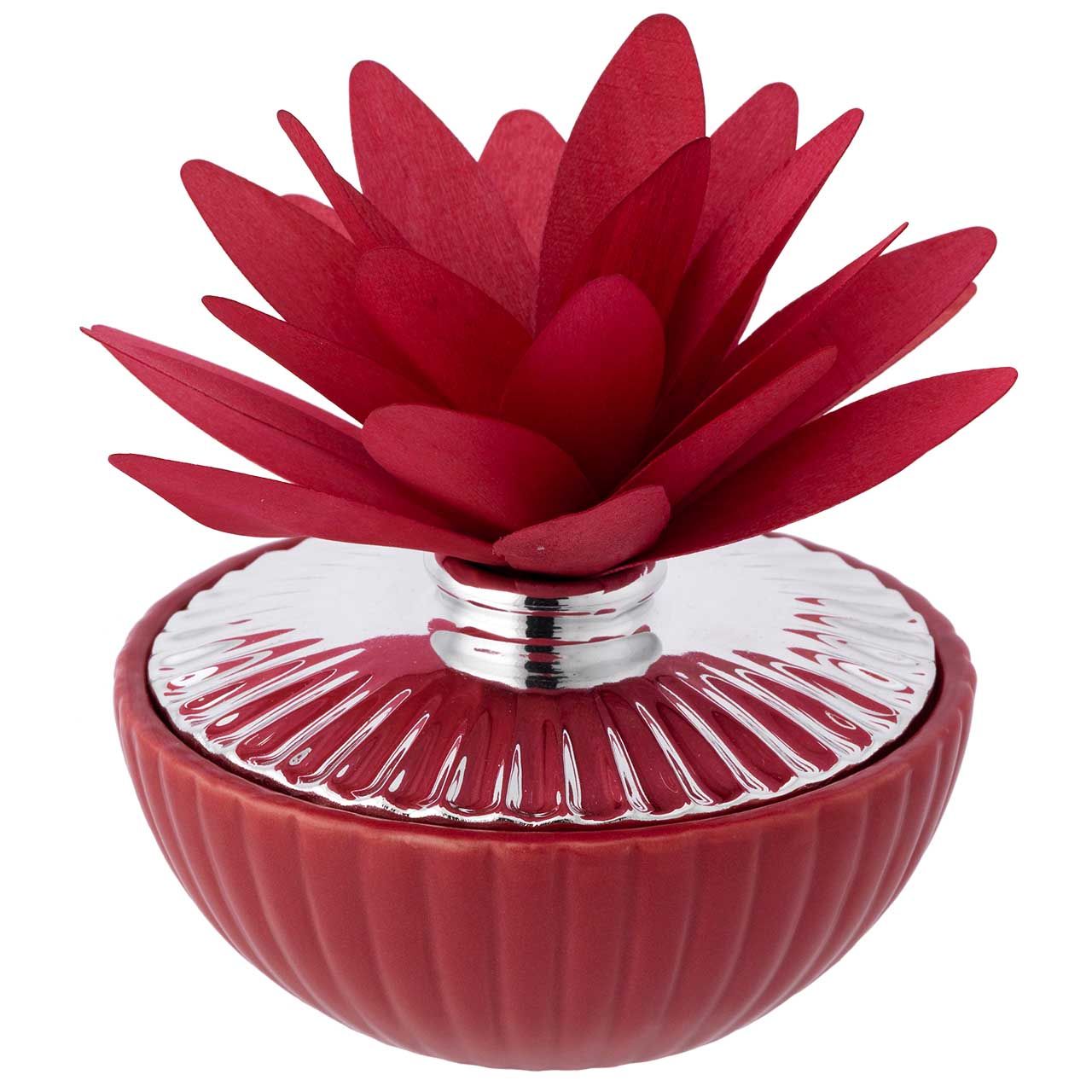 1/2 SFERA D. 13 BICOLORE CON DIFFUSORE DALIA ROSSO BORDEAUX